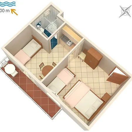 Studio Podaca 2617f * Veliki Drvenik